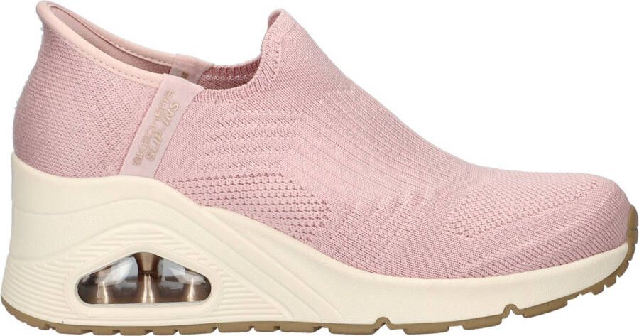 Skechers Hands Free Slip-Ins Uno Wedge dames instapschoen Oudroze