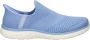 Skechers Hands Free Slip-Ins Virtue Sleek dames instapschoen Blauw wit - Thumbnail 1