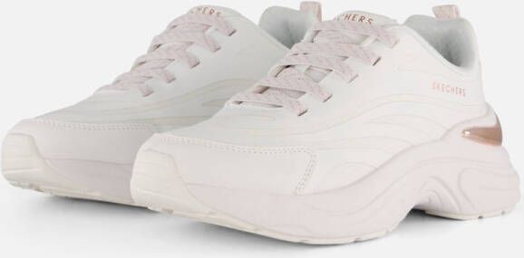 Skechers Hazel Metallic Sneakers wit Synthetisch Dames