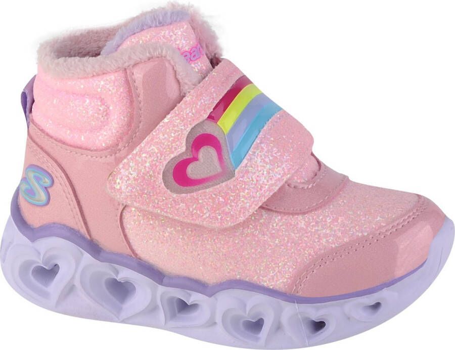 Skechers Heart Lights Brilliant Rainbow 302669N-PKLV voor meisje Roze Laarzen Sneeuw