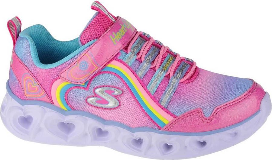 Skechers Heart Lights-Rainbow Lux 302308L-PKMT voor meisje Roze Sneakers Sportschoenen - Foto 1