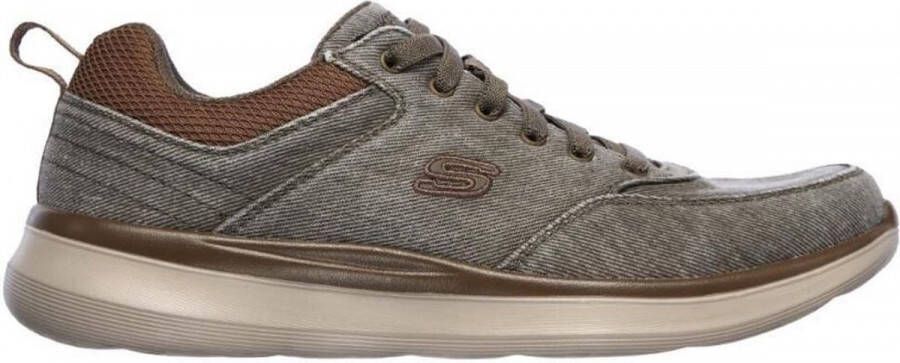 Skechers heren Delson 2.0 Kemper Khaki KAKI