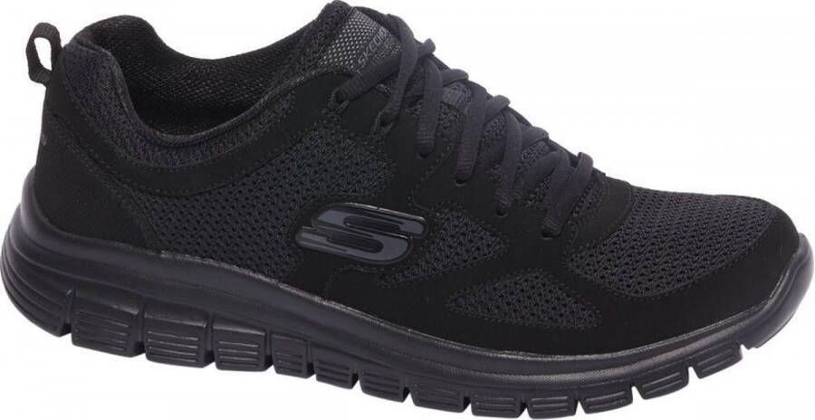 Skechers Sneakers BURNS-AGOURA Vrijetijdsschoen lage schoen veterschoen in monochrome look - Foto 4