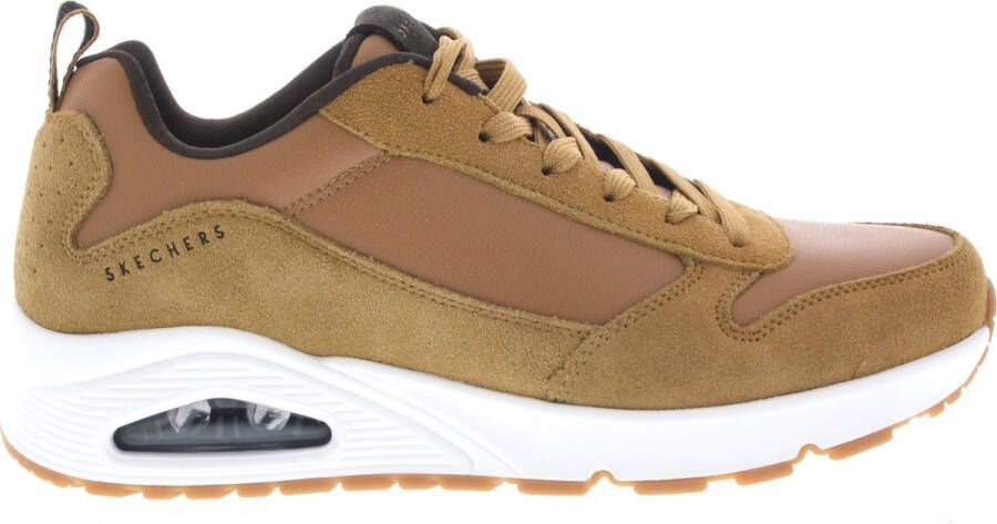 Skechers Sneakers Uno Stacre met luchtkamerzool vrijetijdsschoen lage schoen veterschoen - Foto 9