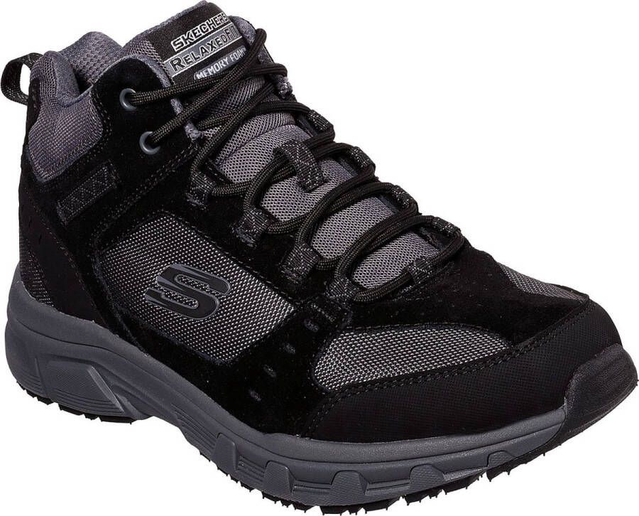 Skechers Oak Canyon 51895-BKCC Mannen Zwart Trekkingschoenen Trappers