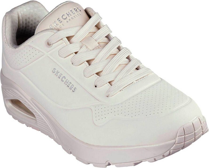Skechers Heren Sport Casual UNO STAND ON AIR Sneakers Heren 52458 WWHT wit