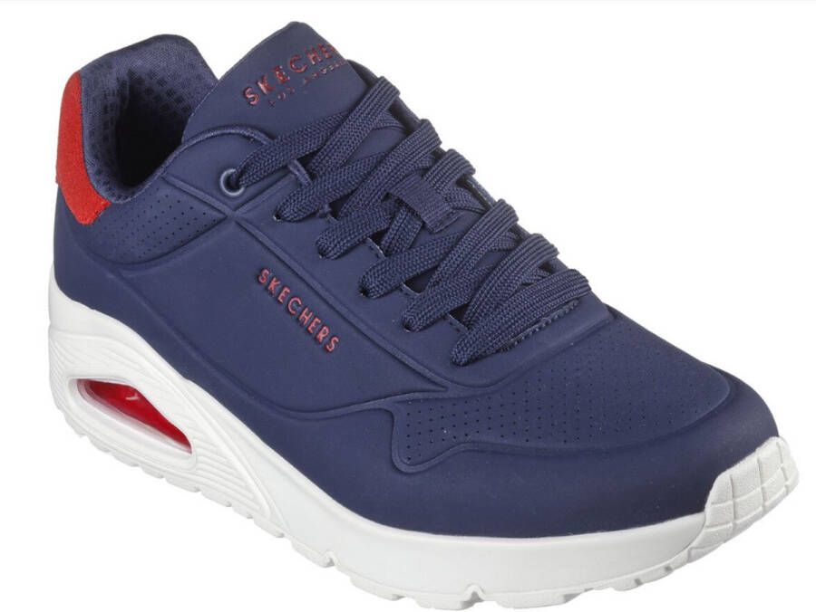Skechers Heren Sportschoenen Sneakers Uno Suited On Air Donkerblauw