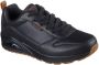 Skechers Heren Street UNO Alder Sneakers 183012 B Zwart - Thumbnail 1