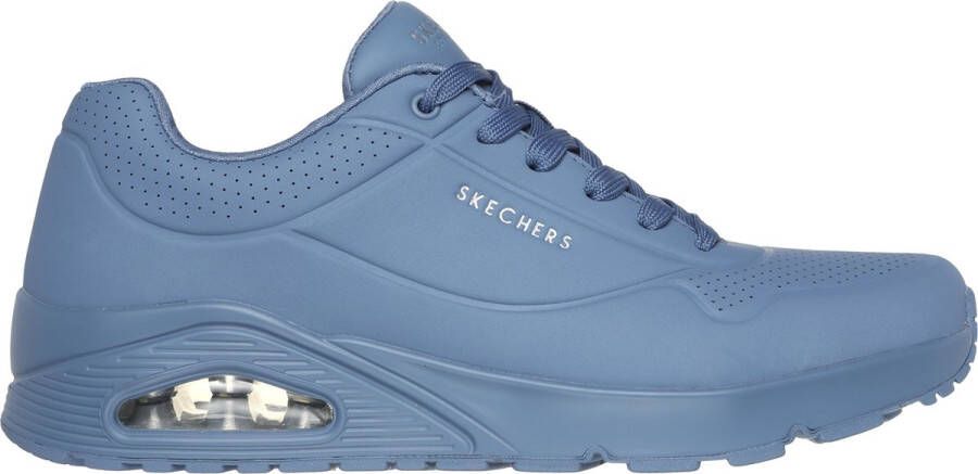 Skechers Uno Stand On Air Heren Sneakers Blue Denim