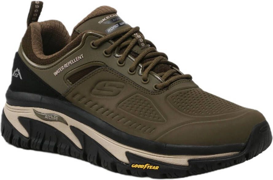 Skechers Heren Wandelschoenen Arch Fit Road Walker Recon Khaki 41.5