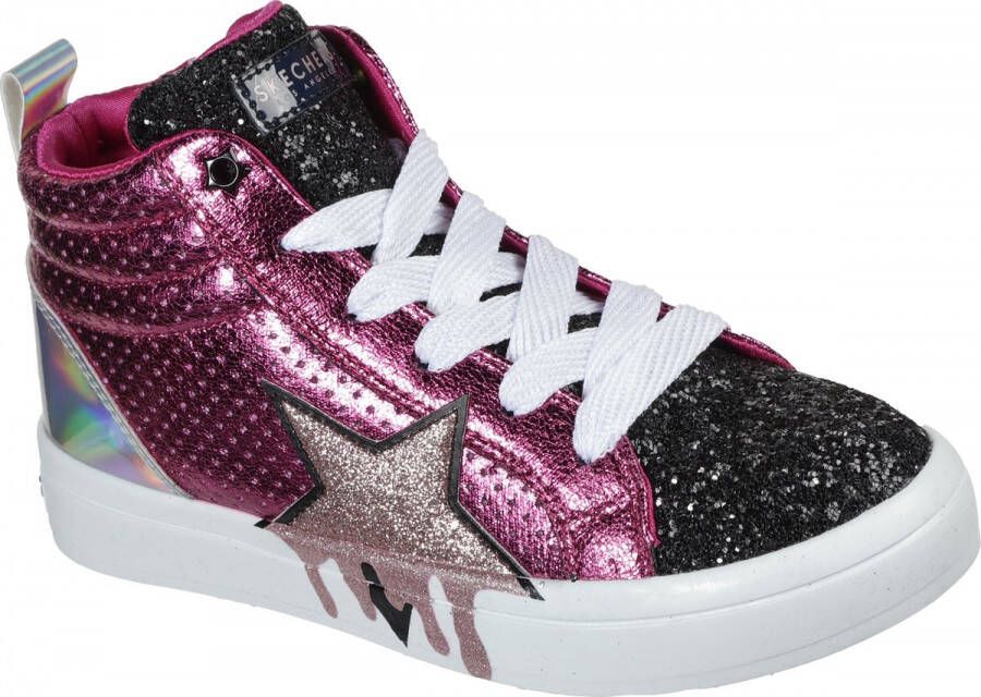 Skechers Hi-Lite-Dazzle Drip Meisjes Sneakers Hot Pink