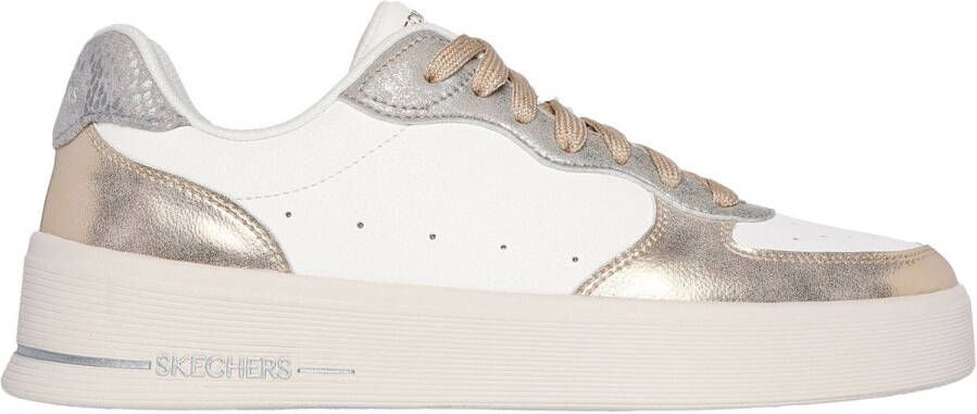 Skechers Hiland Soft Metals Dames Sneakers Naturel