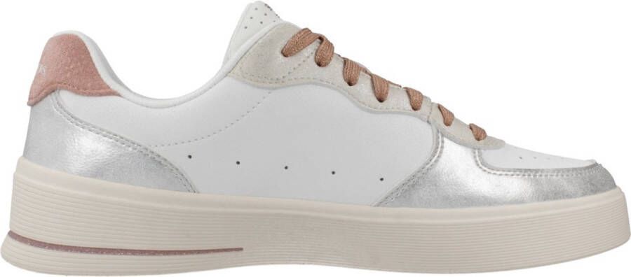Skechers Hiland Soft Metals Dames Sneakers Wit