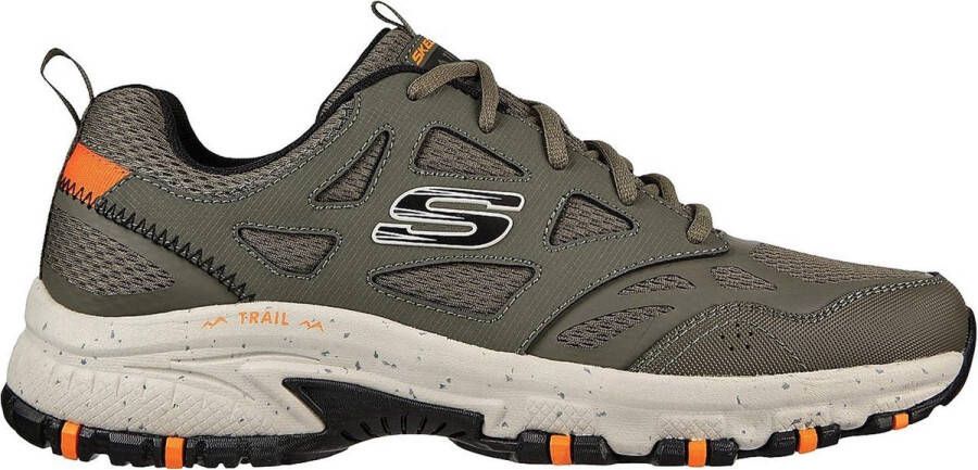 Skechers Hillcrest 237265-OLV Mannen Groen Sneakers Sportschoenen