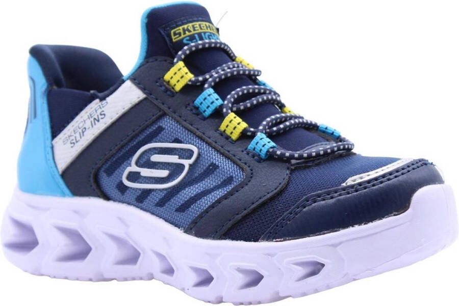 Skechers Hypno Flash 2.0 Odelux Jongens Sneakers Donkerblauw