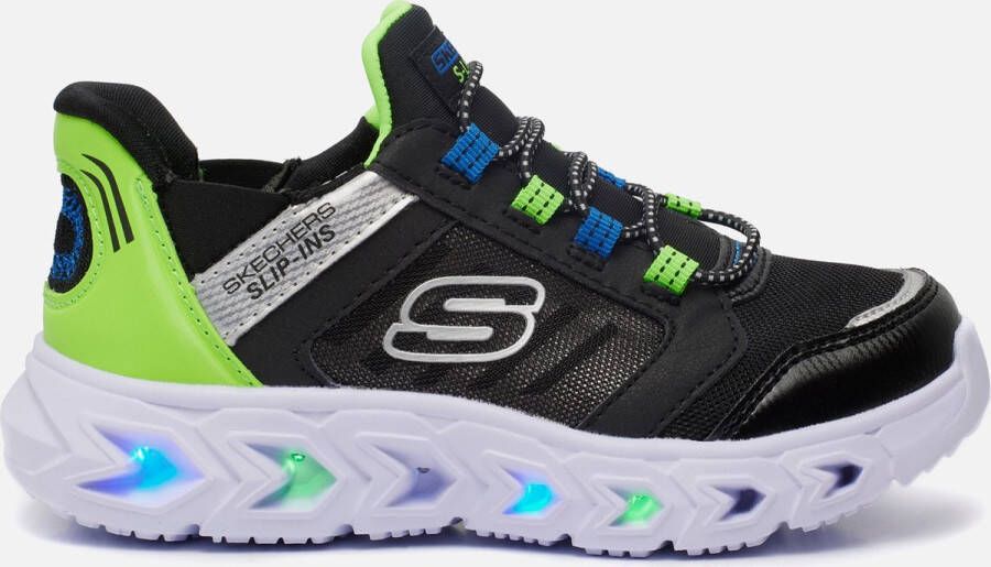 Skechers Hypno-Flash 2.0 Odelux Jongens Sneakers Zwart Multicolour