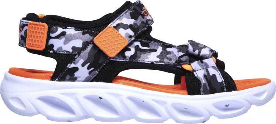 Skechers Hypno Splash Sun Breaks Jongens Sandalen Zwart Oranje - Foto 1