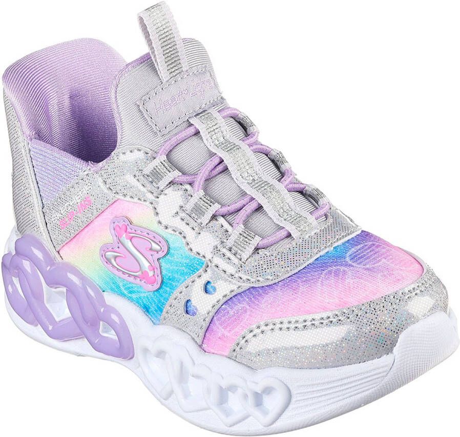 Skechers Infinite Heart Lights Eternal Shimmer Schoenen Zonder Veters Veelkleurig Meisjes