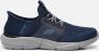 Skechers Ingram Brackett Sneakers blauw Textiel - Thumbnail 1