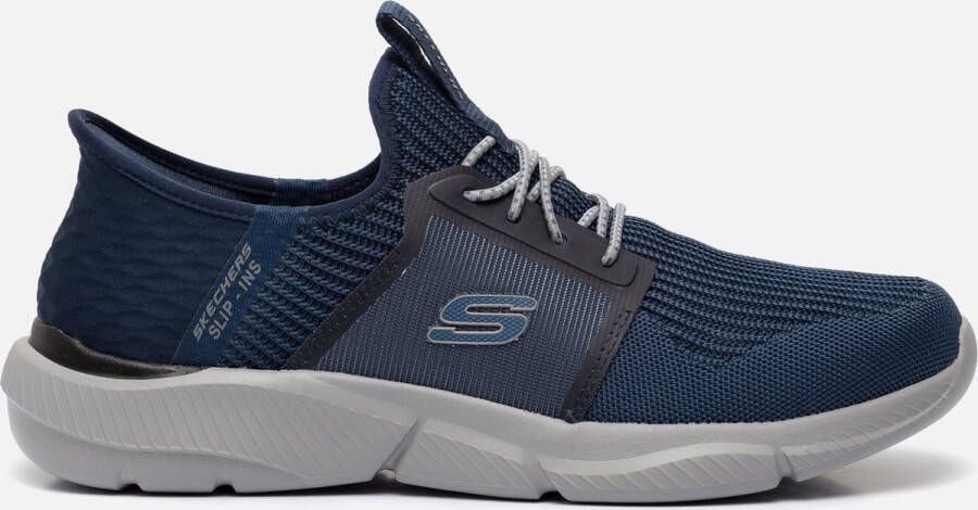 Skechers Ingram Brackett Sneakers blauw Textiel Heren
