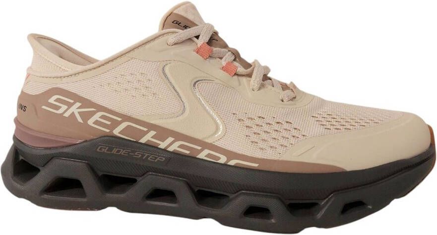 Skechers Instapper Hands-Free Slip-Ins Glide Step Alt NTGY Wit Grijs Machine Washable
