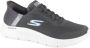 Skechers Instapper Hands-Free Slip-Ins Go Walk Flex 216324 BKGY Machine Washable - Thumbnail 1