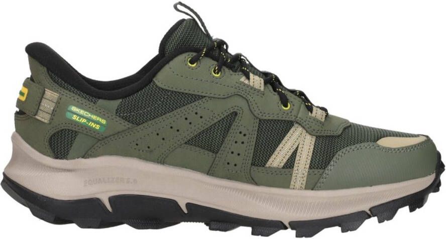 Skechers Slip-ins Equalizer 5.0 Trail-Harvester Heren Wandelschoenen Groen
