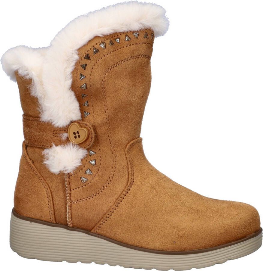 Skechers Keepsake Wedge meisjes boot Cognac - Foto 5