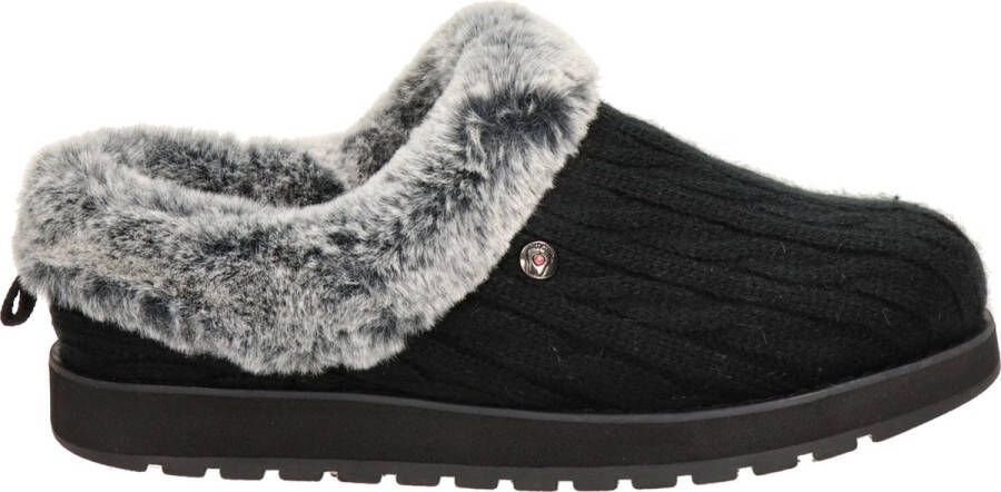 Skechers Keepsakes Ice Angel dames pantoffels Zwart Extra comfort Memory Foam