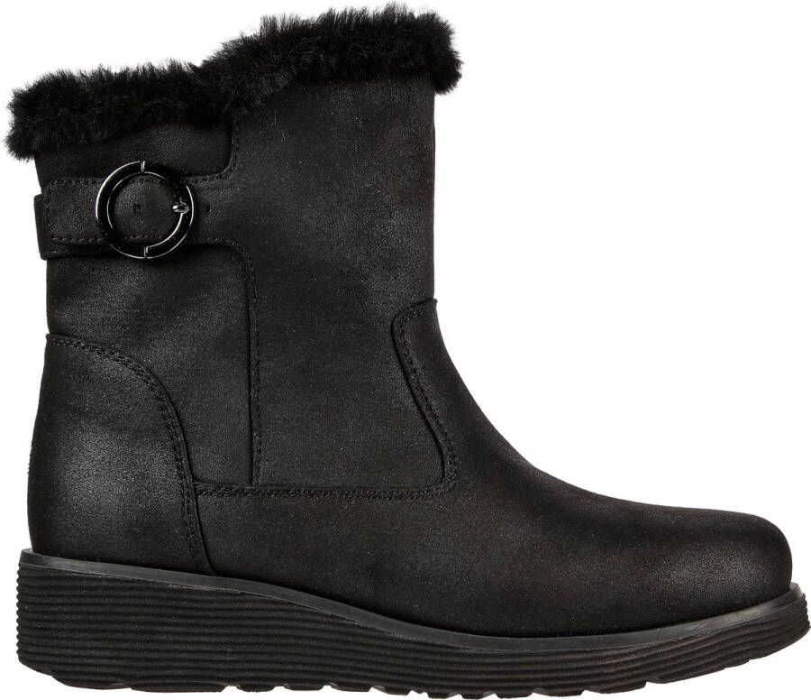 Skechers Keepsakes Wedge-Comfy Winter Dames Sneakers Black