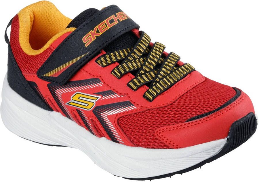 Skechers Kinder Microspec Tread Sneakers 404115L RDBK Rood Zwart