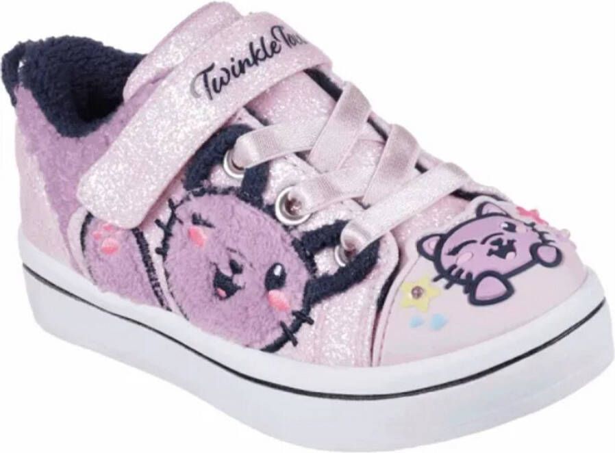 Skechers Kinder Sneakers Twi-Lites 2.0 Roze LED Verlichting