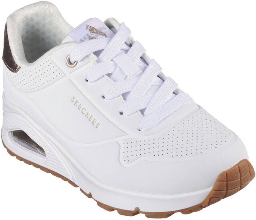 Skechers Kinder Uno Gen1 SHIMMER AWAY Sneaker 310545L WHT wit