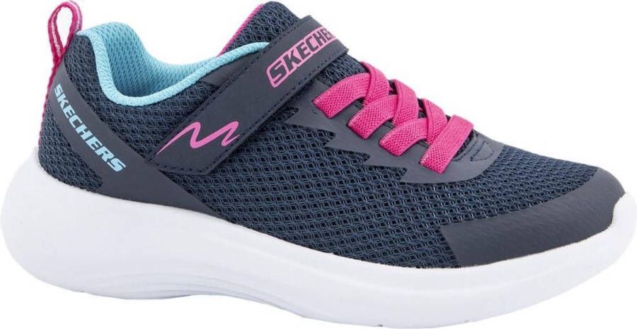 Skechers Kinderen Blauwe lightweight sneaker