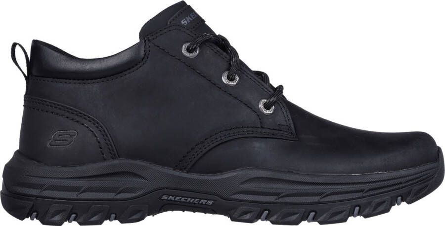 Skechers Knowlson Relaxed Fit heren veterboot Zwart