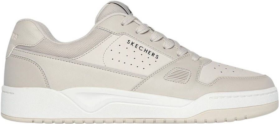 Skechers Koopa Tiebreak Low Heren Sneakers Gebroken wit