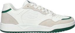Skechers Koopa-Volley Low Lifestyle 183241-WGRN Mannen Wit Sneakers
