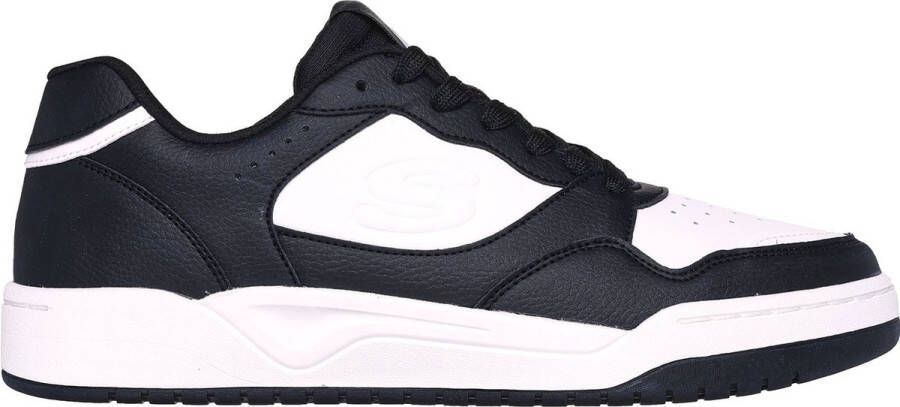 Skechers Koopa-Volley Low Varsity 183240-BKW Mannen Wit Sneakers - Foto 2