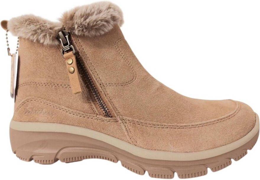 Skechers Korte Laars 167683 TAN Easy Going Cool Zip Tan Lichtbruin