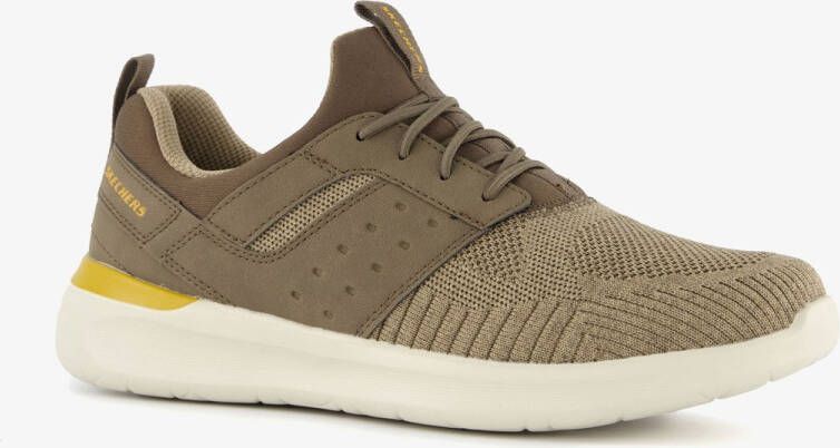 Skechers Lattimore Radium heren sneakers taupe Bruin Extra comfort Memory Foam