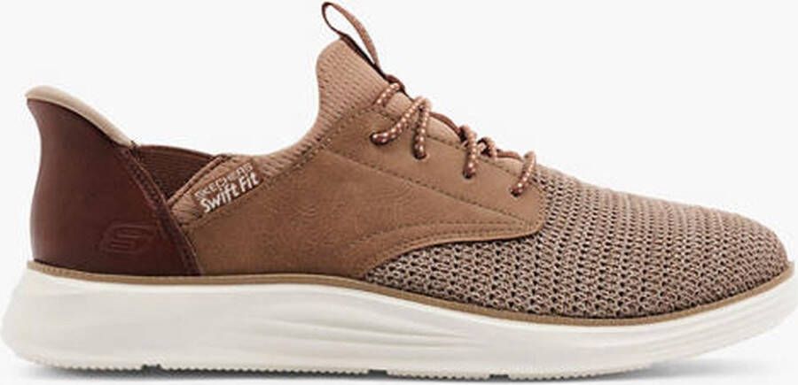 Skechers Lichtbruine sneaker Swift Fit hands free memory foam - Foto 2