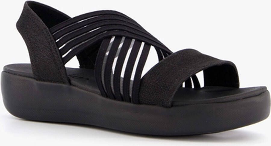 Skechers Light Star Solar Power sandalen zwart - Schoenen.nl