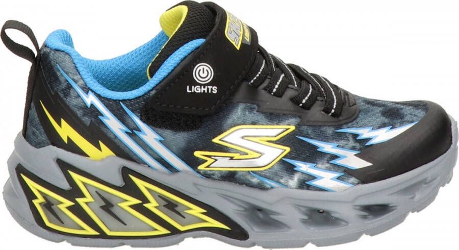 Skechers Light Storm 2.0 jongens sneaker Zwart multi