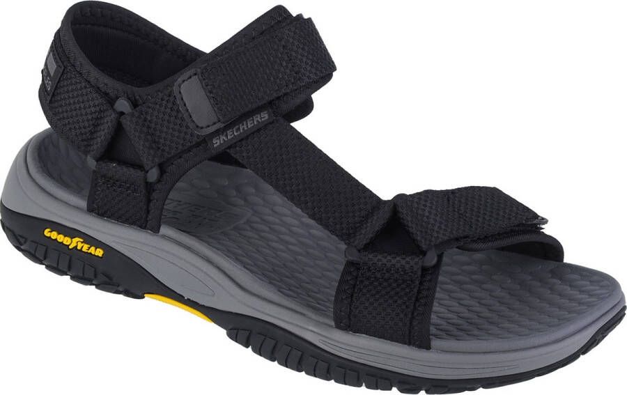 Skechers Lomell Rip Tide 204351-BLK Mannen Zwart Sandalen