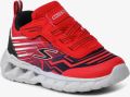 Skechers Magna Lights Jongens Sneakers Rood Zwart - Rood