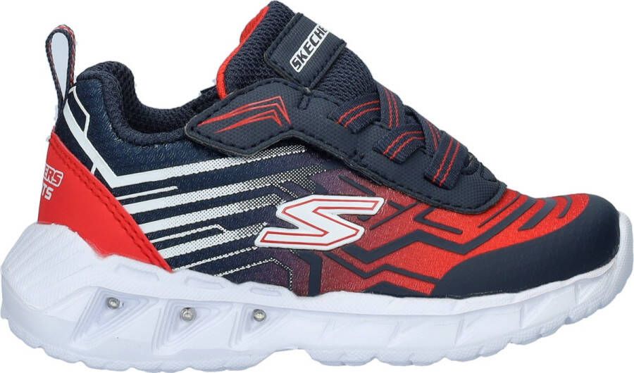 Skechers Magna Lights sneakers met lichtjes donkerblauw Jongens Textiel 27