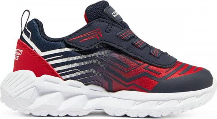 Skechers Magna Lights sneakers met lichtjes donkerblauw Jongens Textiel 27 - Foto 2