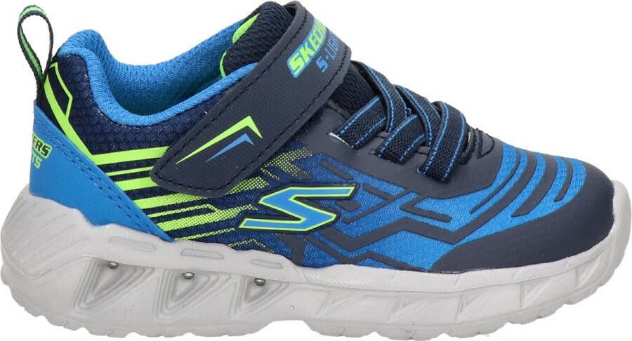 Skechers Magna Lights Sneakers blauw Synthetisch Heren