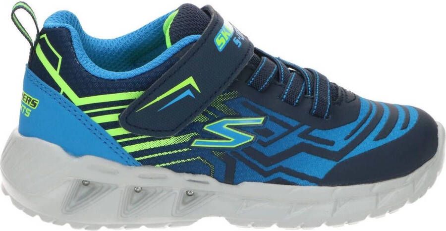 Skechers Magna Lights Sneakers blauw Synthetisch Heren