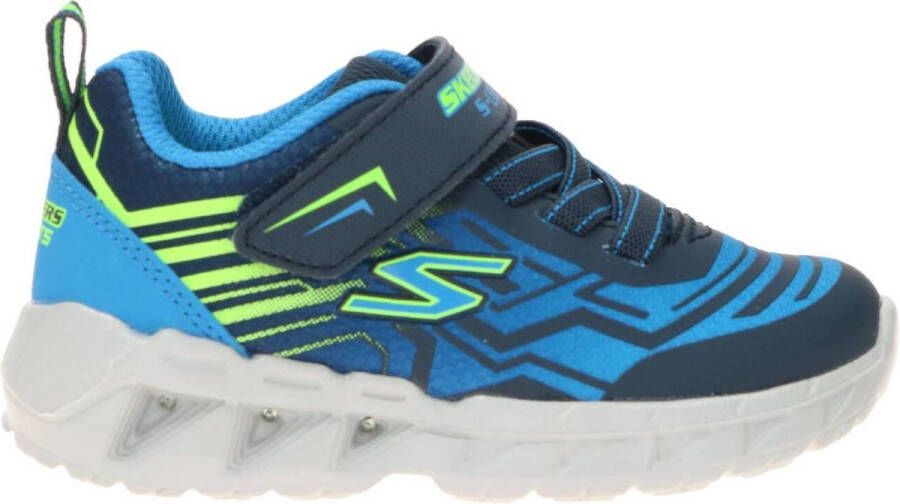 Skechers Magna Lights Sneakers blauw Synthetisch Heren